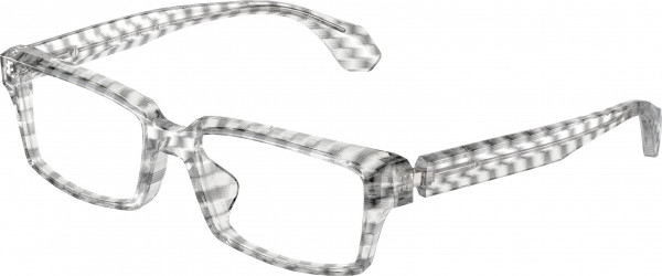 Alain Mikli A03524D Eyeglasses, 003 NEW DAMIER BLACK TRANSPARENT (BLACK)