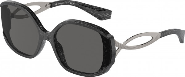Alain Mikli A05508 Sunglasses, 001/S4 NEW POINTILLEE BLACK DARK GREY (BLACK)