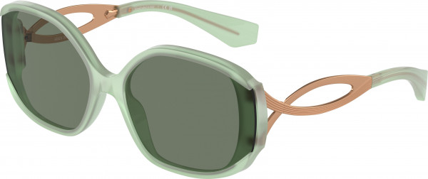 Alain Mikli A05508 Sunglasses, 003/3H OPAL MINT DARK GREEN (GREEN)