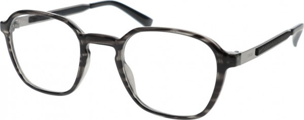 IZOD 2127 Eyeglasses, Black Horn