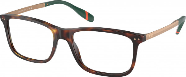 Polo PH2273F Eyeglasses, 6137 SHINY BROWN TORTOISE