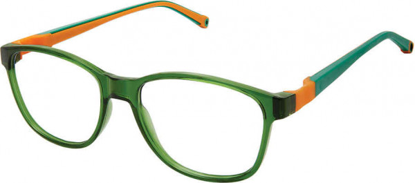 Life Italia JF-910 Eyeglasses, 2-GREEN ORAN/BLUE
