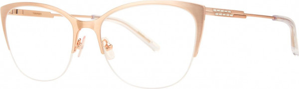 Vera Wang Bershan Eyeglasses, Rose Gold
