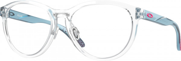Oakley OY8027D AGLOW Eyeglasses, 802703 AGLOW POLISHED CLEAR (TRANSPARENT)