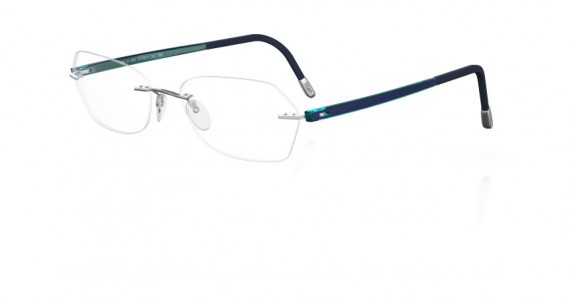 Silhouette Zenlight 6691 Eyeglasses, 6070 blue matte