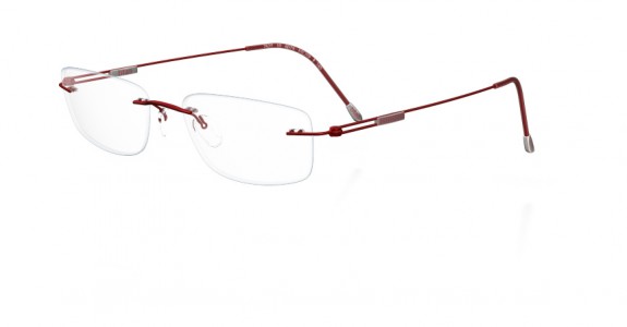 Silhouette TNGIII 7663 Eyeglasses, 6079 Red