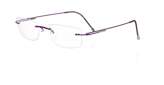 Silhouette TNGIII 7663 Eyeglasses, 6090 Violet