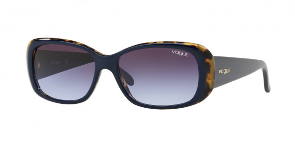 Vogue VO2606S Sunglasses, 26474Q TOP BLUE/TORTOISE (BLUE)