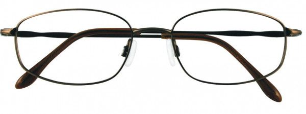 CoolClip CC825 Eyeglasses, 010 - Satin Medium Brown
