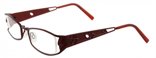 Takumi T9768 Eyeglasses, SATIN DARK BURGUNDY