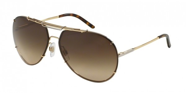 Dolce & Gabbana DG2075 ICONIC EVOLUTION Sunglasses, 034/13 GOLD (GOLD)