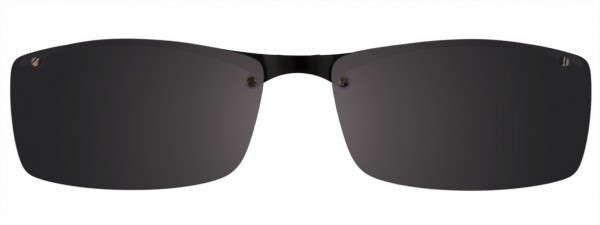 EasyClip EC121 Eyeglasses, BLACK