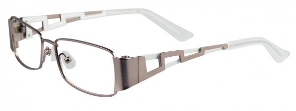 Takumi T9781 Eyeglasses, SATIN SILVER/SATIN WHITE