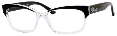 Christian Dior Dior 3197 Eyeglasses, 0K4X(00) Black Crystal Black