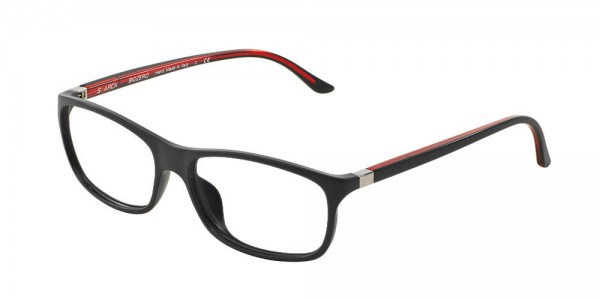 Starck Eyes SH1014 - PL1014 Eyeglasses, 0001 GLOSS BLACK / MATTE BLACK (BLACK)