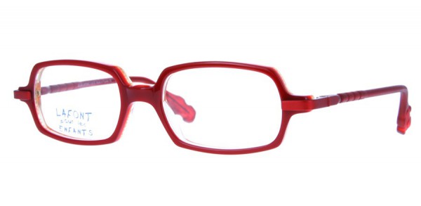 Lafont Kids Electron Eyeglasses, 678 Red