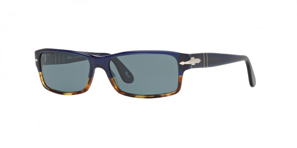 Persol PO2747S PO2747S  (57) Sunglasses, 955/4N BLUE & HAVANA (BROWN)