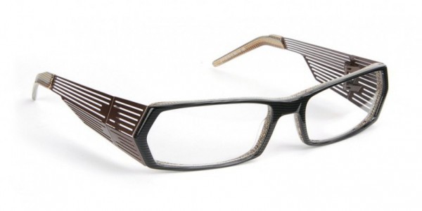 J.F. Rey JF1123 Eyeglasses, STRIPED BLACK PYTHON / DARK GREY / PYTHON (0515)