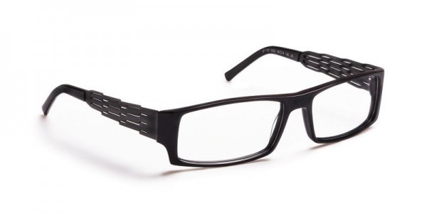 J.F. Rey JF1163 Eyeglasses, BLACK / MATT BLACK / SHINY BLACK (0000)