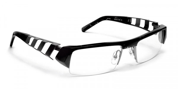 J.F. Rey JF1166 Eyeglasses, BLACK / SHINY BLACK (0000)