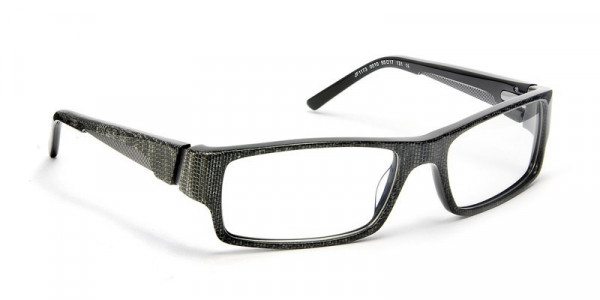 J.F. Rey JF1173 Eyeglasses, BLACK PYTHON / SILVER (0010)