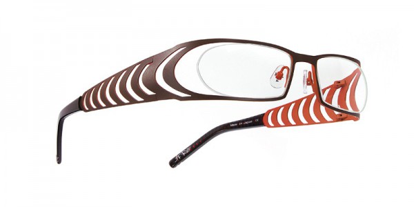 J.F. Rey JF2217 Eyeglasses, CHOCOLATE / FLOOR TILE (9033)