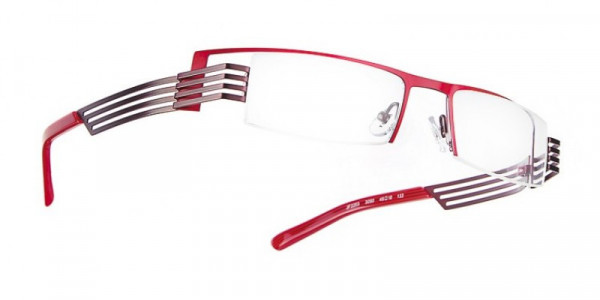 J.F. Rey JF2253 Eyeglasses, SHARP RED / BROWN (3090)