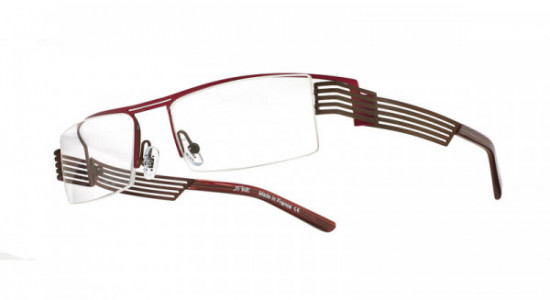 J.F. Rey JF2257 Eyeglasses, BRIGHT RED / RUSTED ANTIQUES (3093)