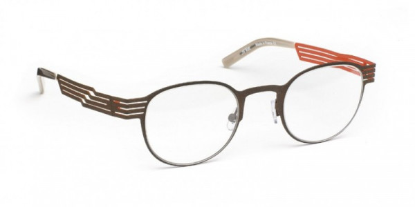 J.F. Rey JF2277 Eyeglasses, RUSTED ANTIQUES / ORANGE (9363)