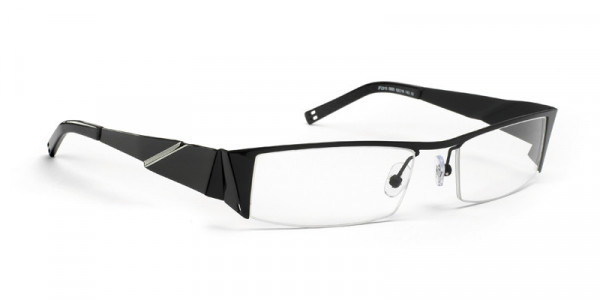 J.F. Rey JF2310 Eyeglasses, GLOSSY BLACK / MATT BLACK (0000)