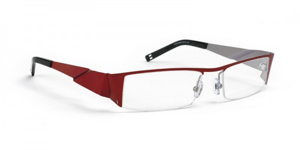 J.F. Rey JF2310 Eyeglasses, BRIGHT RED / SOFT GREY (3003)
