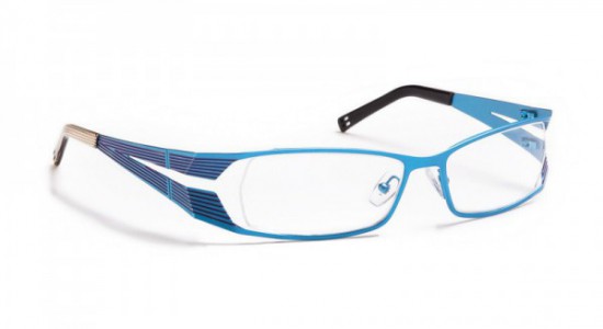 J.F. Rey JF2321 Eyeglasses, TURQUOISE BLUE FUSHIA STRIPED (2082)