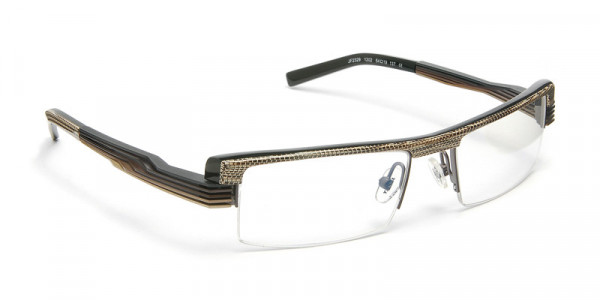 J.F. Rey JF2329 Eyeglasses, WHITE PYTHON / BLACK / PLUM-RED GRADIENT (1202)