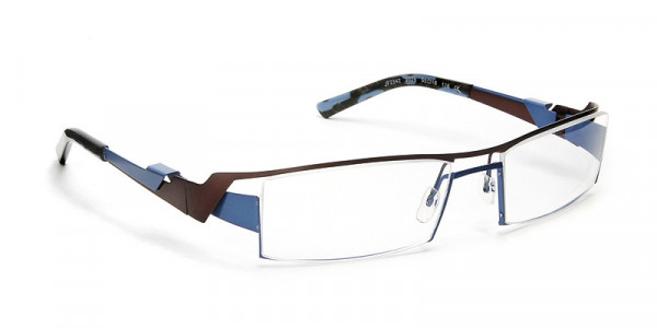 J.F. Rey JF2342 Eyeglasses, BROWN / BLUE (9025)