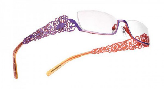 Boz by J.F. Rey KLAXON Eyeglasses, Purple - Orange (7060)