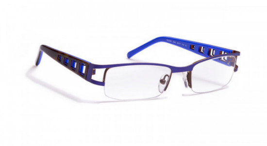 J.F. Rey IGUANE Eyeglasses, Blue cobalt / Brown (2595)