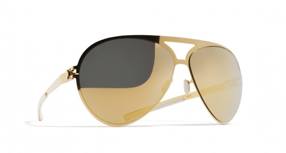 Mykita SEPP Sunglasses, F9 GOLD - LENS: GOLD FLASH