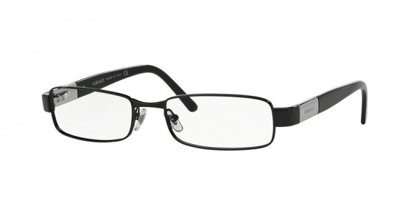 Versace VE1121 Eyeglasses, 1009 BLACK (BLACK)