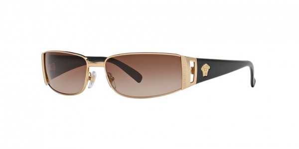 Versace VE2021 Sunglasses, 100213 GOLD (GOLD)