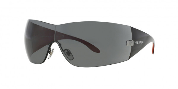 Versace VE2054 Sunglasses, 100187 GUNMETAL (GUNMETAL)