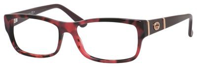 Gucci Gucci 3133 Eyeglasses, 0MK6(00) Red Havana Burgundy