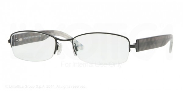 Burberry BE1169 Eyeglasses, 1001 SHINY BLACK (BLACK)