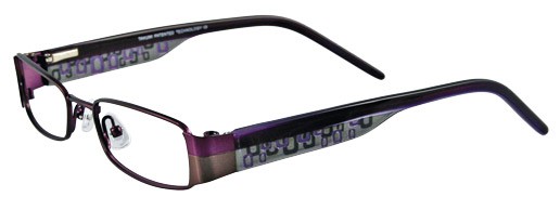 Takumi T9794 Eyeglasses, 080 DARK VIOLET AND GREY
