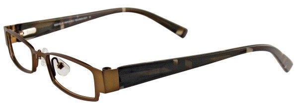 EasyClip EC136 Eyeglasses, BRONZE