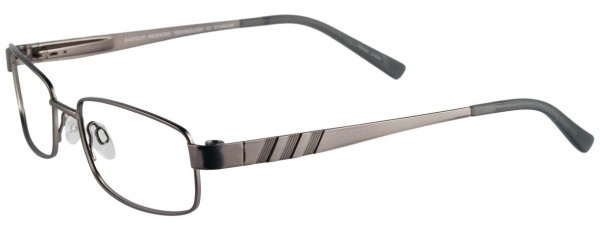 EasyClip EC137 Eyeglasses, SATIN STEEL GREY