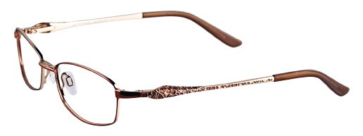 MDX S3209 Eyeglasses, SATIN BROWN/SHINY GOLD