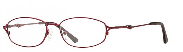 Calligraphy Woolf Eyeglasses, Burgundy