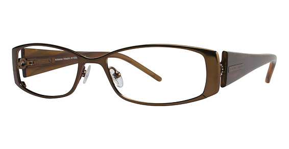 Adrienne Vittadini AV1032 Eyeglasses, BRN Metal Brown/Zyl brown