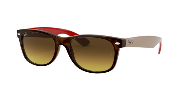 Ray-Ban RB2132 NEW WAYFARER Sunglasses, 618185 MATTE HAVANA (HAVANA)