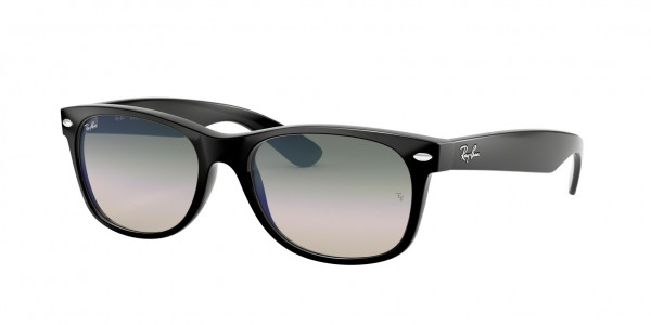 Ray-Ban RB2132 NEW WAYFARER Sunglasses, 901/3A BLACK (BLACK)